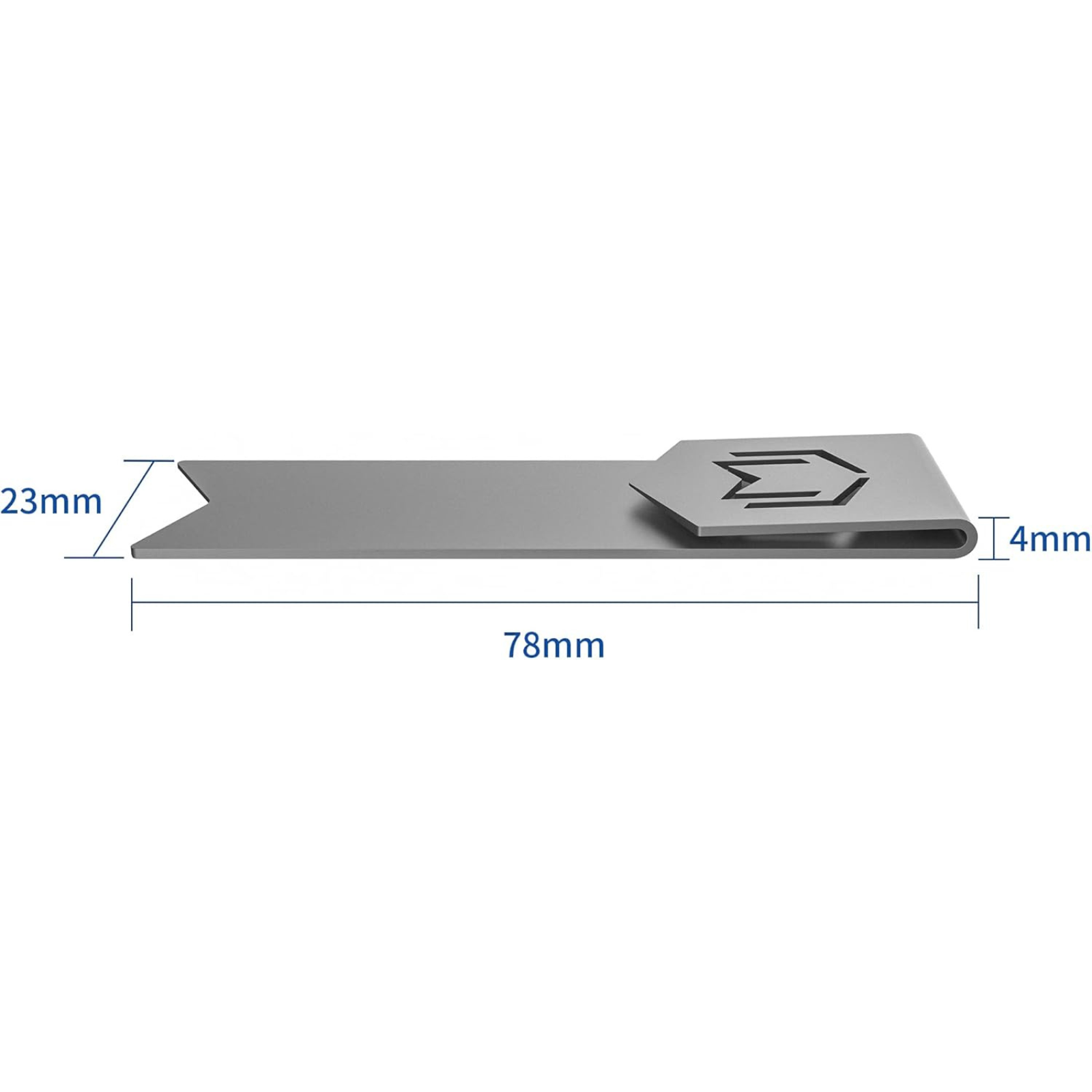 CZUR AirAlu Lesezeichen – Ultraleichtes 1 mm Bookmark aus Flugzeug-Aluminium