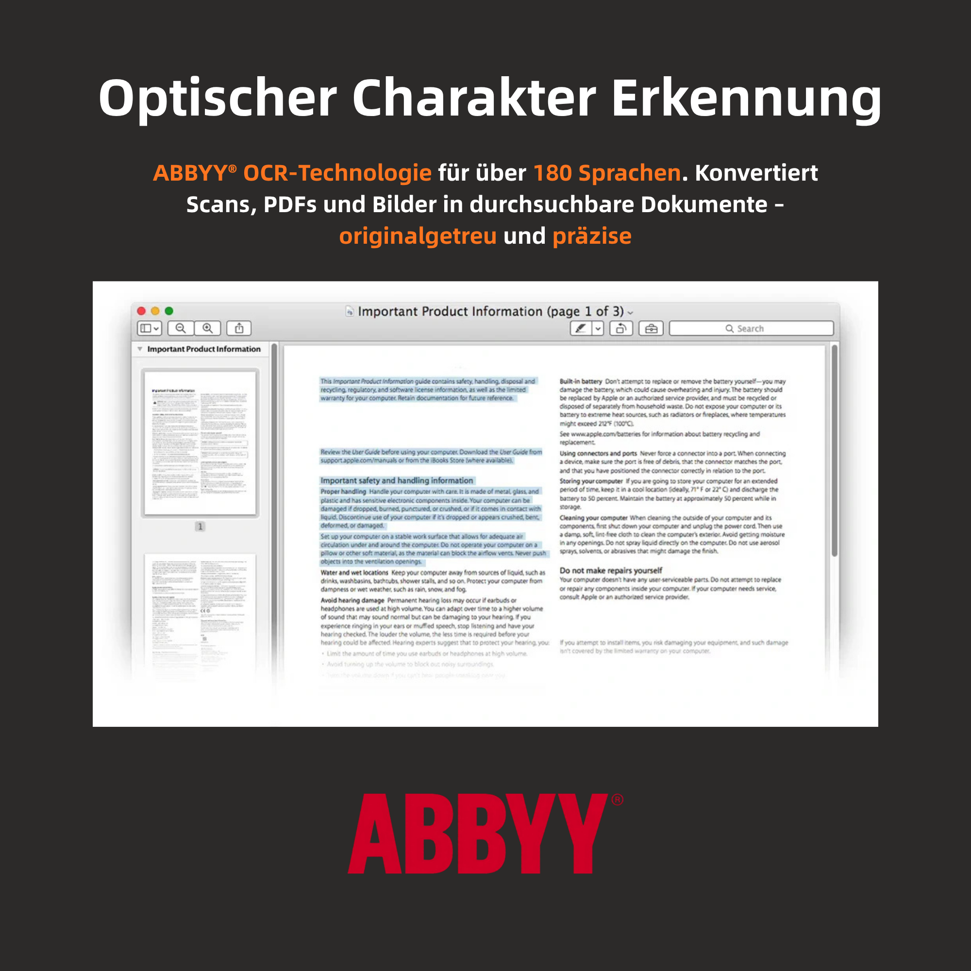 CZUR ET 16/18/24/25/26(Max) Scanner Dokumentescanner