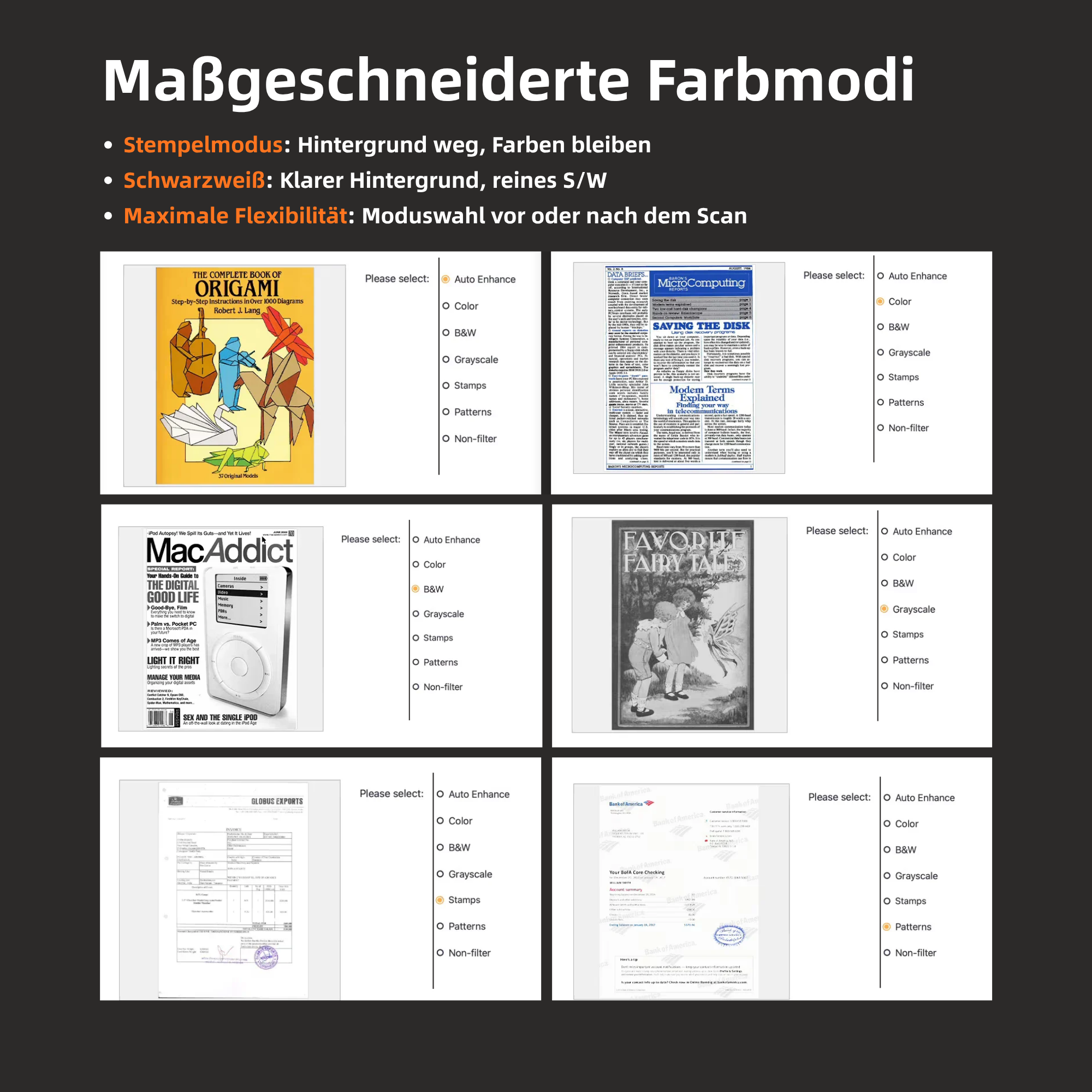 CZUR ET 16/18/24/25/26(Max) Scanner Dokumentescanner