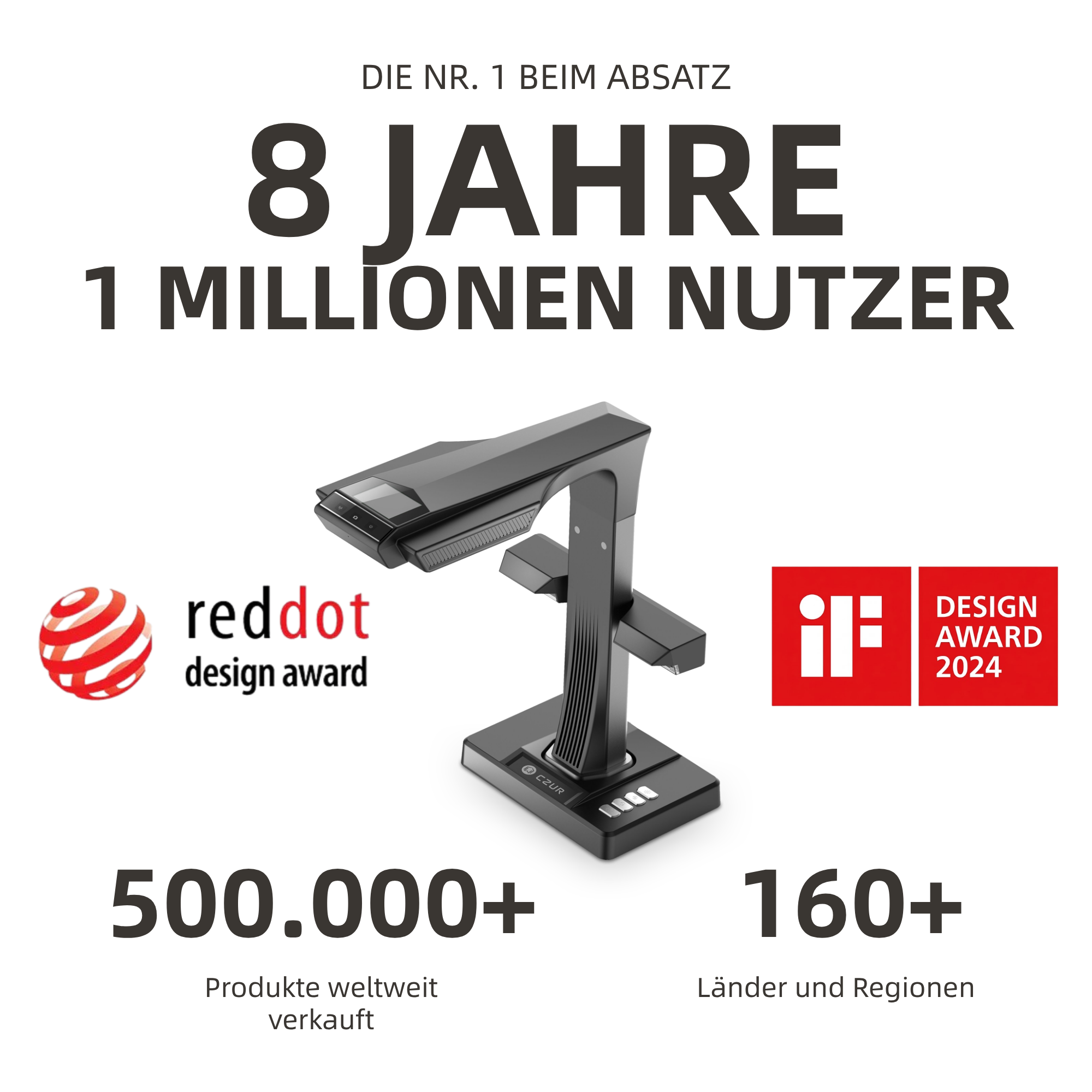 CZUR ET 16/18/24/25/26(Max) Scanner Dokumentescanner