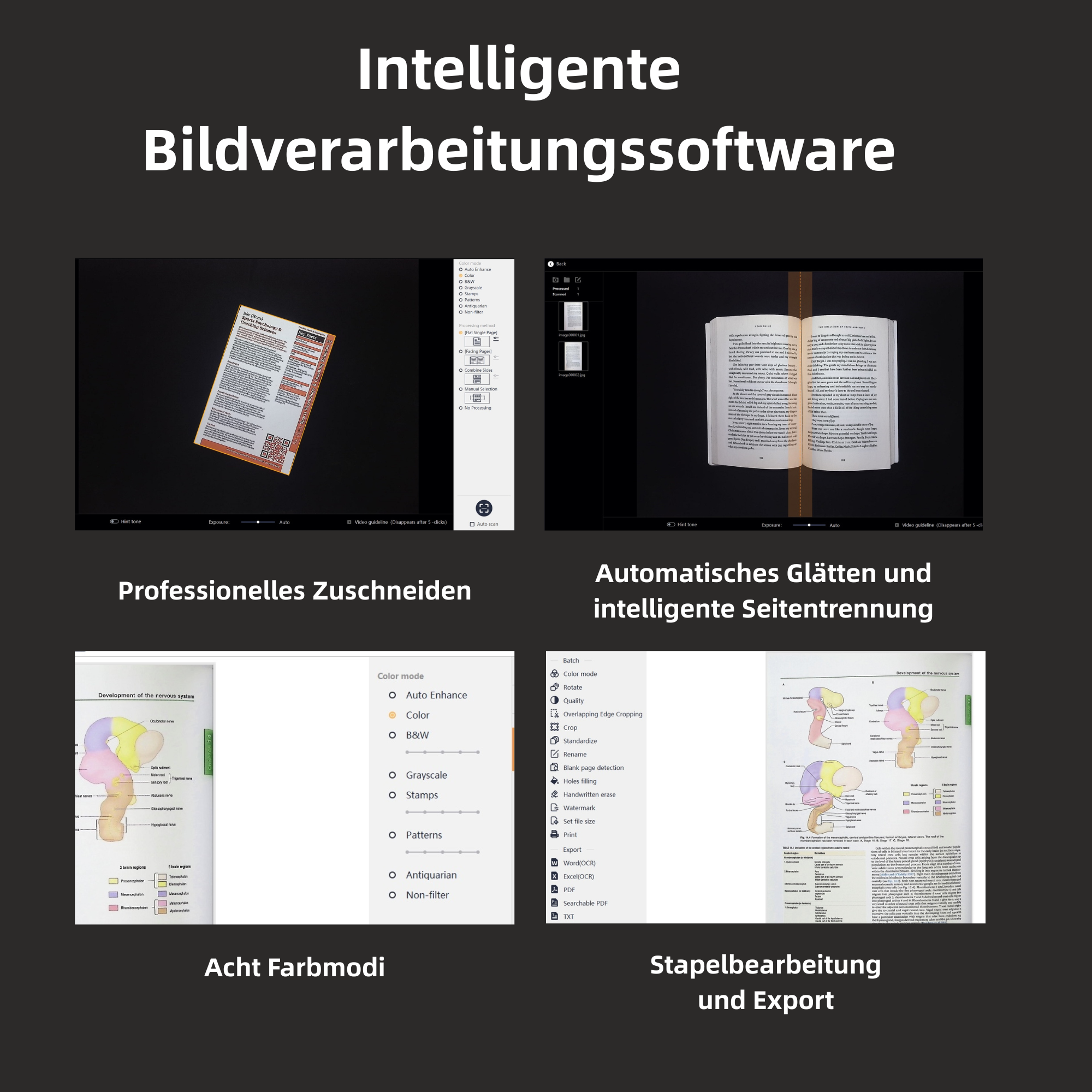 CZUR ET 16/18/24/25/26(Max) Scanner Dokumentescanner