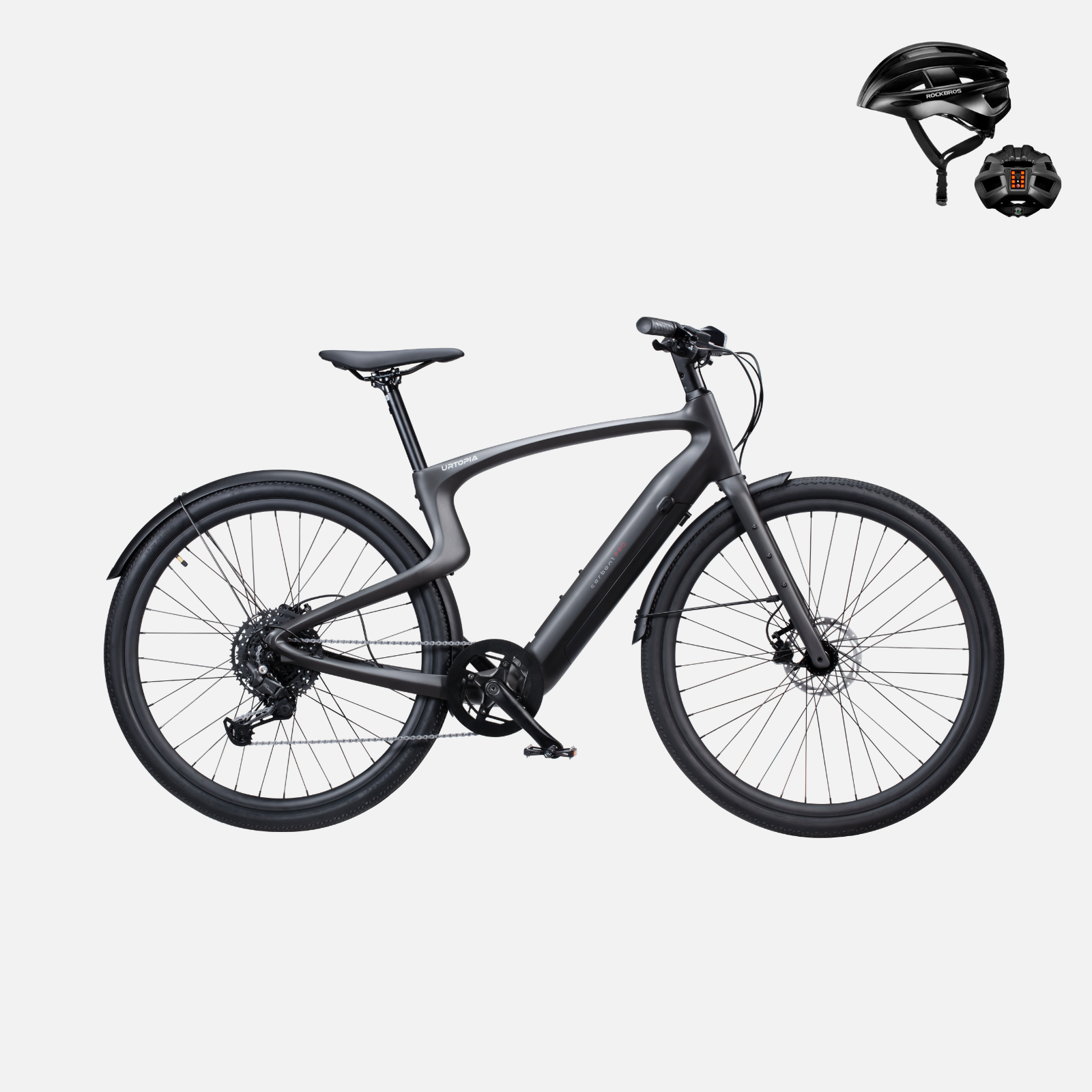 (Bonus gratuit :) 49,99 €) <tc>Urtopia</tc> <tc>Carbon 1</tc> Vélo électrique Pro – 10 vitesses, guidon Smartbar avec commande vocale, GPS, application &  IoT