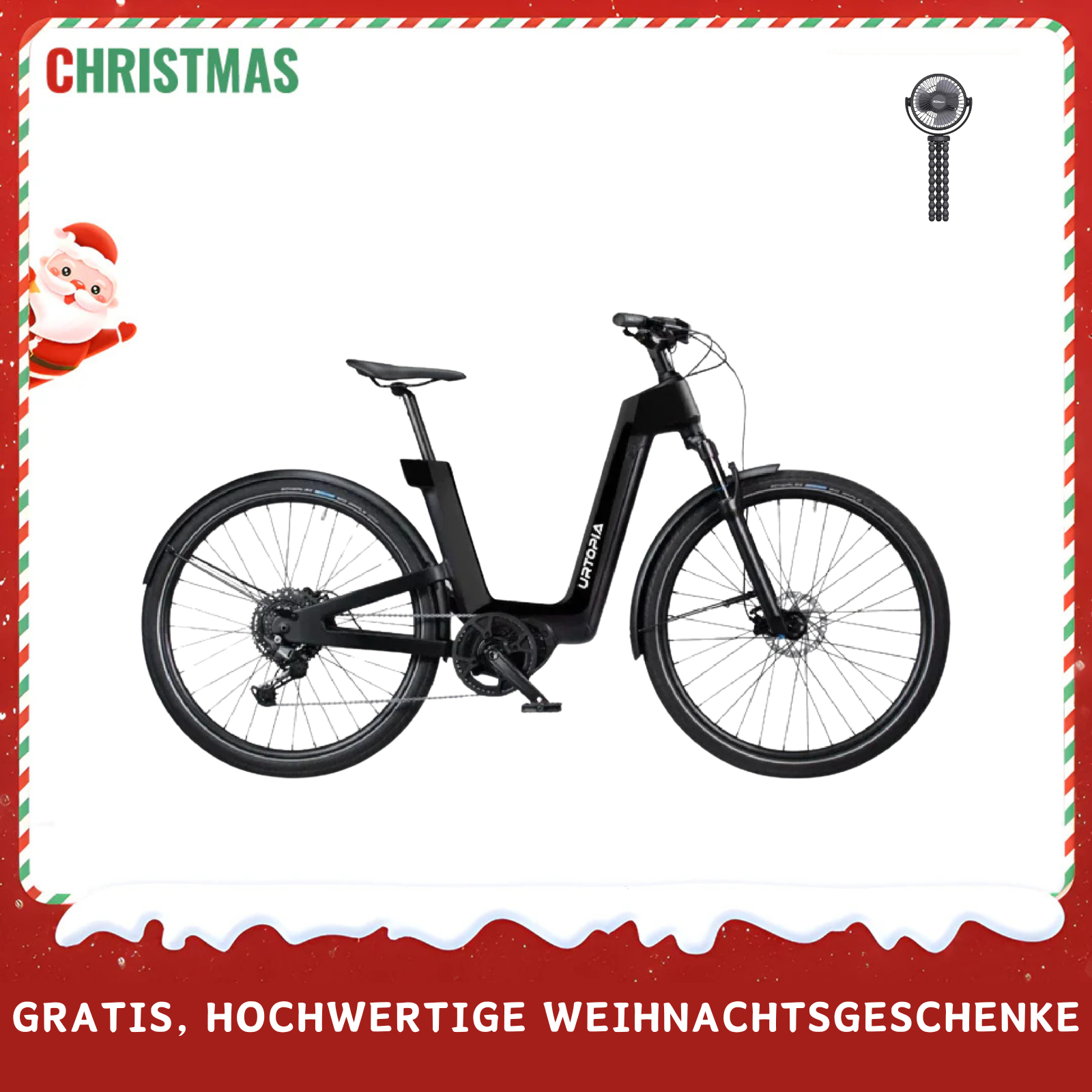 (Including additional items) <tc>Urtopia</tc> <tc>Fusion</tc>Smart carbon e-bike with voice control