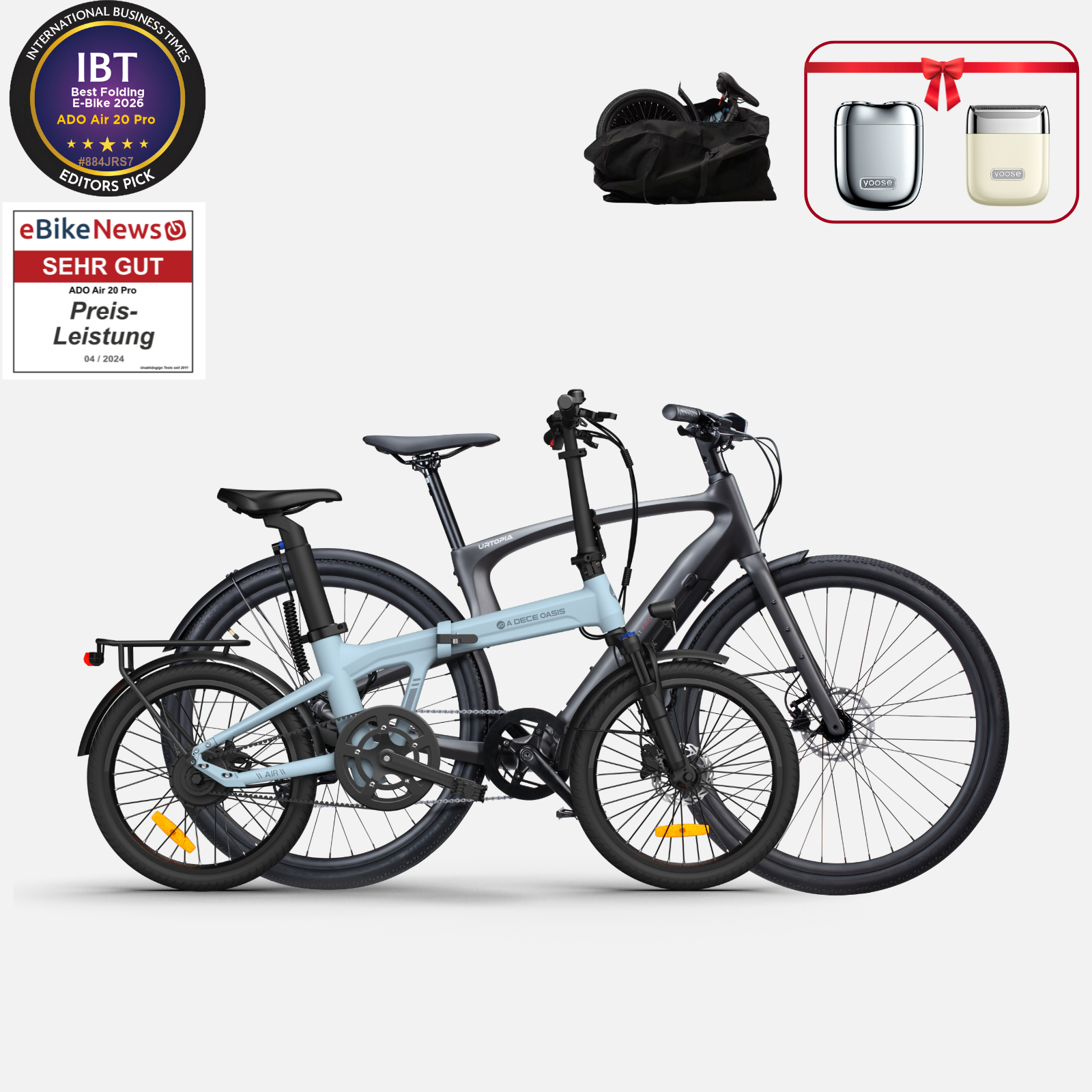 (Gratiszugabe: 229,97 €) Bundle: ADO Air 20 Pro + Urtopia 1 Pro
