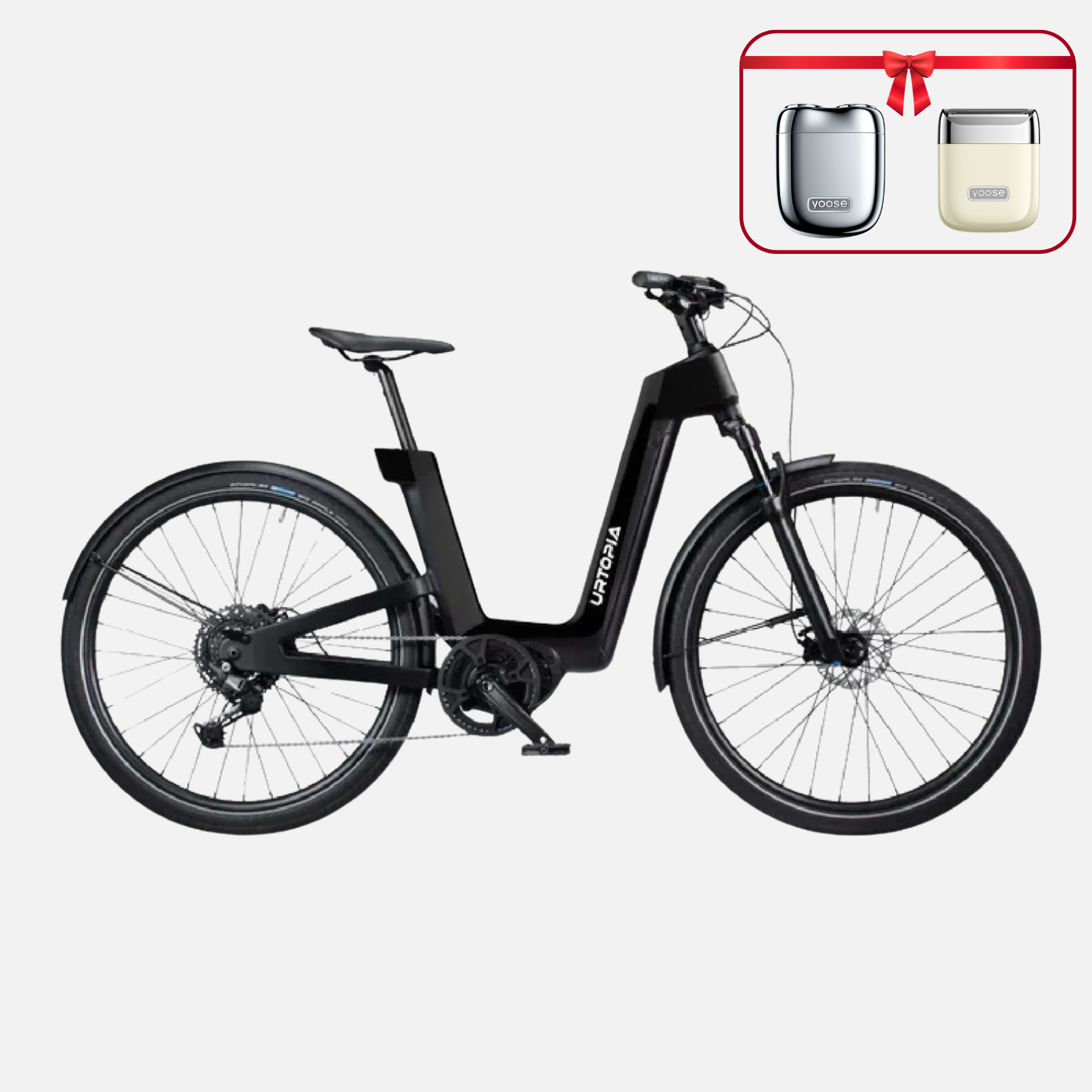 (Bonus gratuit :) 69,99 €) <tc>Urtopia</tc> <tc>Fusion</tc>Vélo électrique intelligent en carbone avec commande vocale