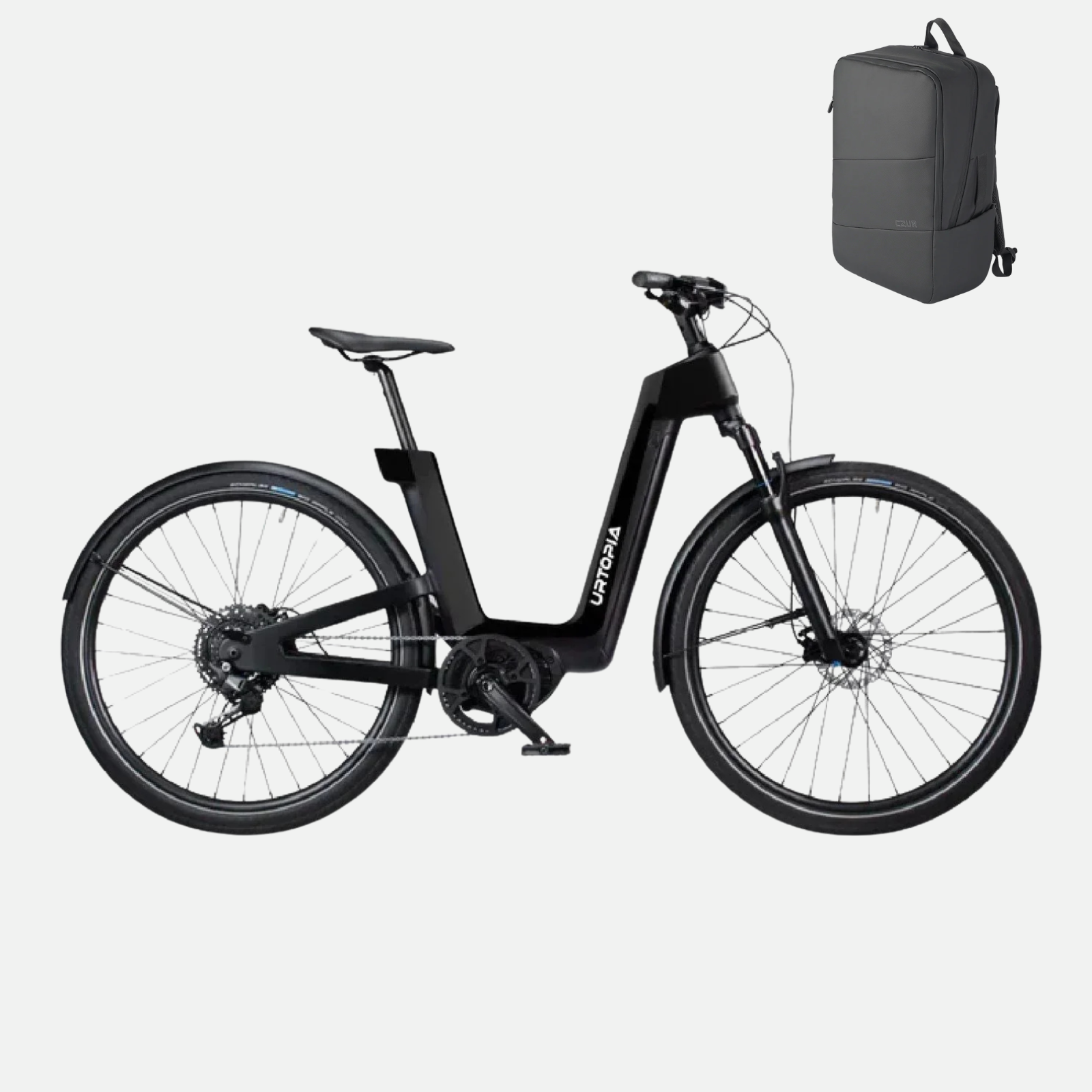 (69 € Werbegeschenk)Urtopia Fusion, Smartes Carbon E-Bike mit Sprachsteuerung