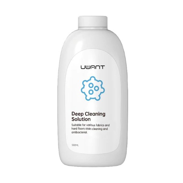 UWANT Deep Cleaning Solution bottle for fabrics and hard floor stain removal, antibacterial formula
