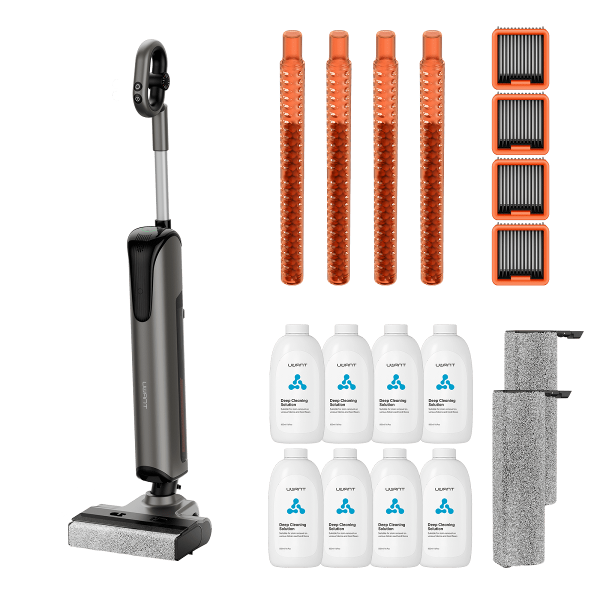 <tc>UWANT</tc> Aspirateur eau et poussière D700 doté de la première brosse rotative en forme de D au monde