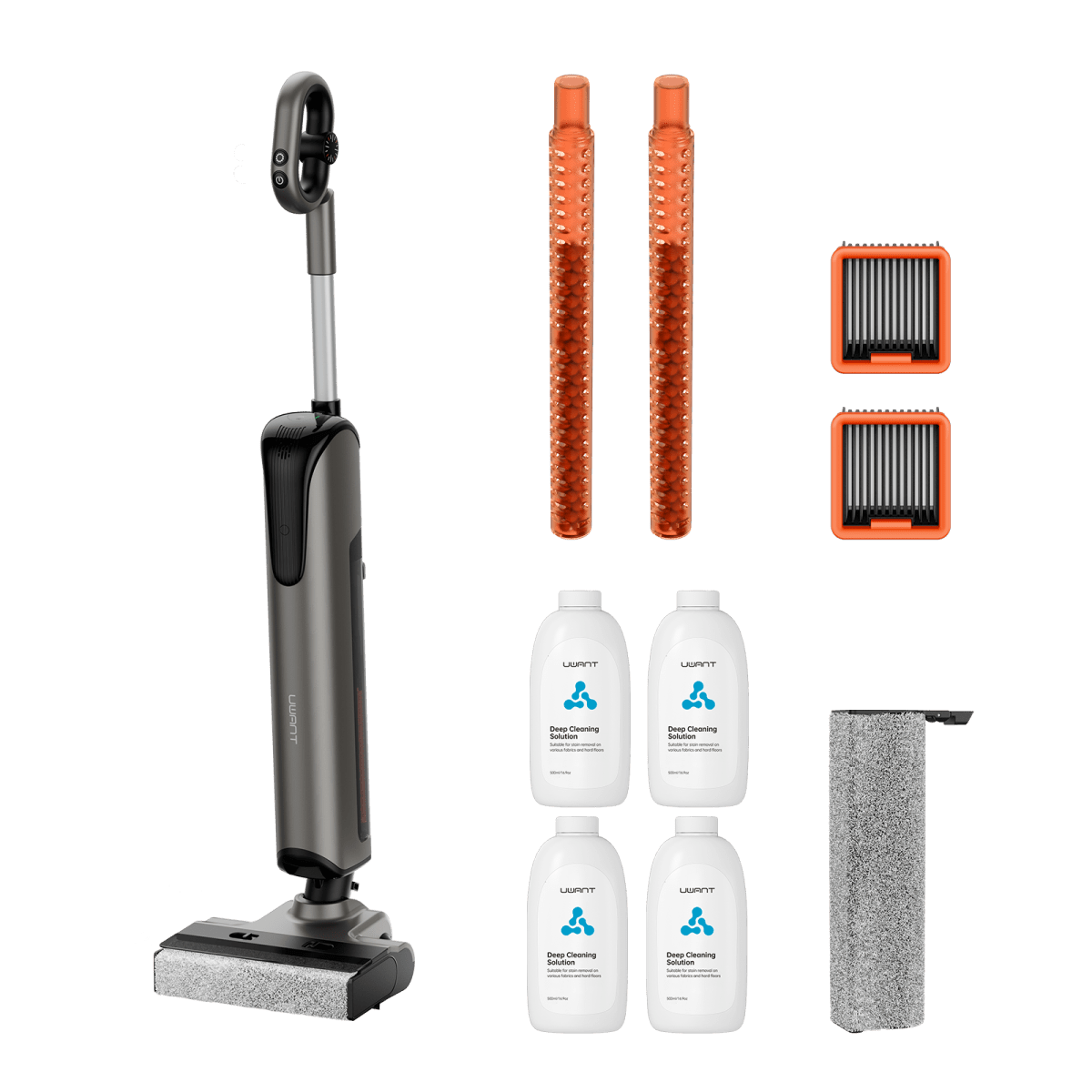 <tc>UWANT</tc> Aspirateur eau et poussière D700 doté de la première brosse rotative en forme de D au monde