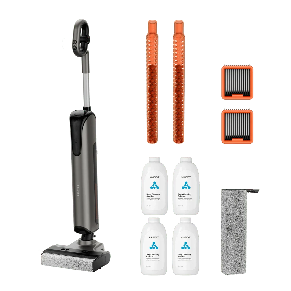 UWANT D700 Nass- und Trockensauger mit der weltweit ersten D-förmigen Walzenbürste