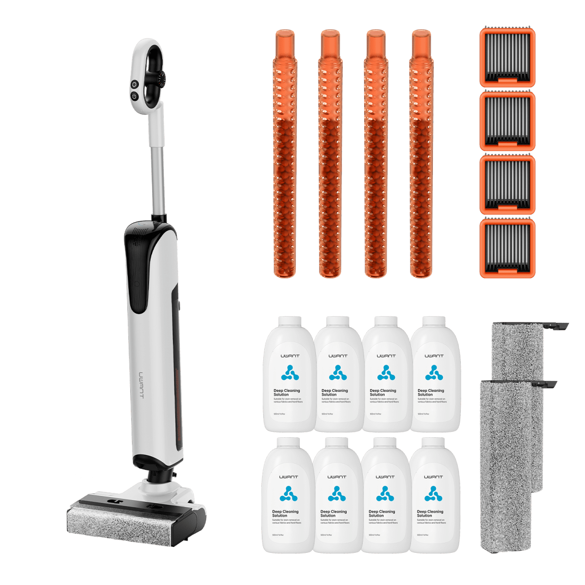 <tc>UWANT</tc> Aspirateur eau et poussière D700 doté de la première brosse rotative en forme de D au monde