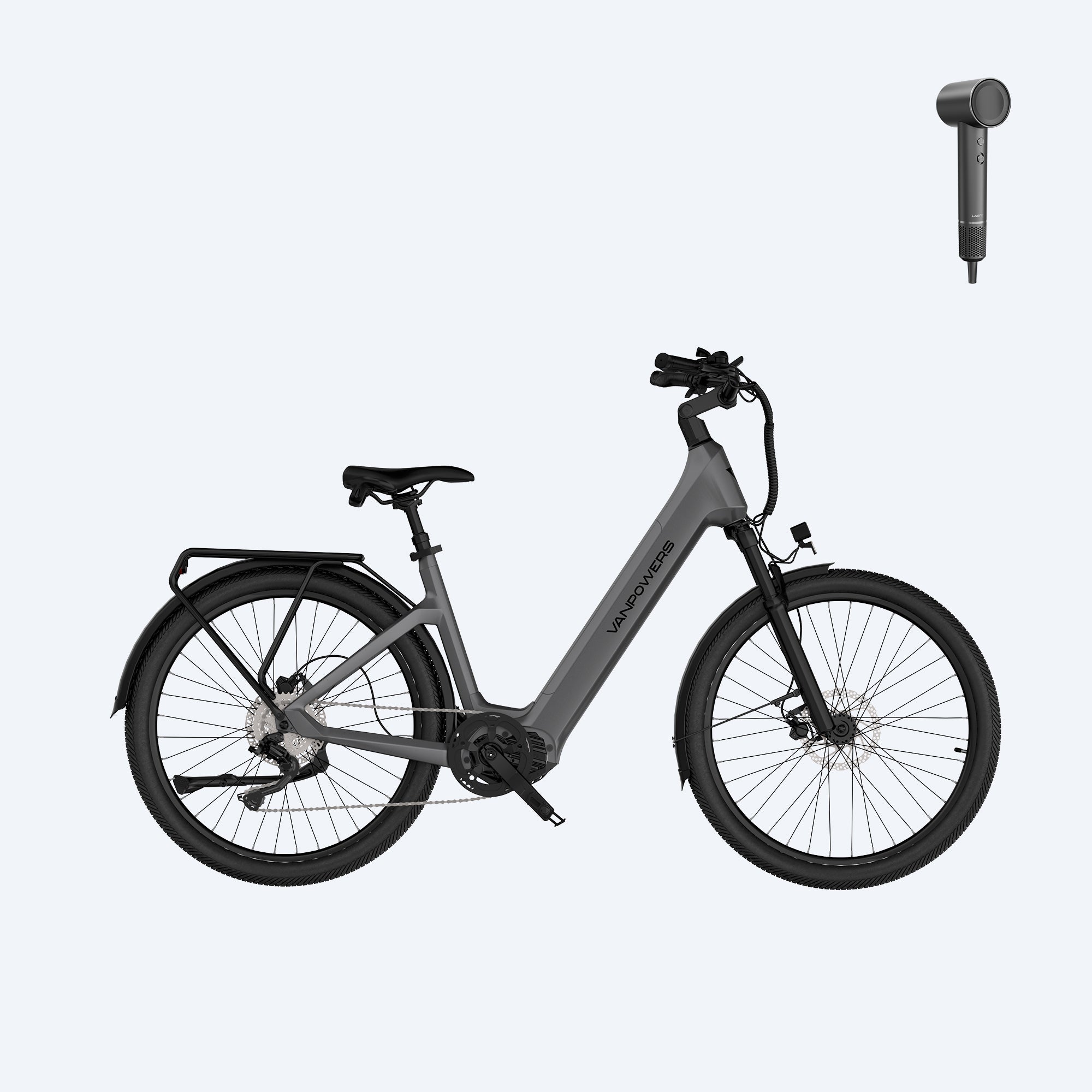 <tc>VANPOWERS</tc> <tc>UrbanGlide</tc>-Ultra E-Bike a passo ribassato, motore centrale