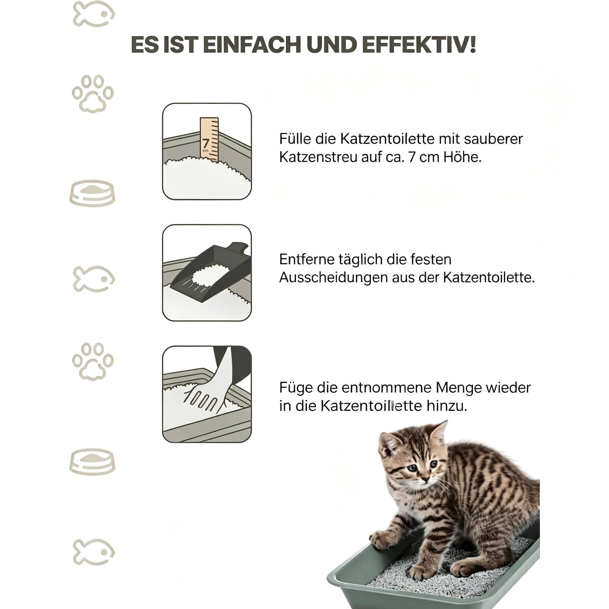 White Pure Paws Premium Bentonit Katzenstreu – 99,5 % staubfrei, stark klumpend & in verschiedenen Düften