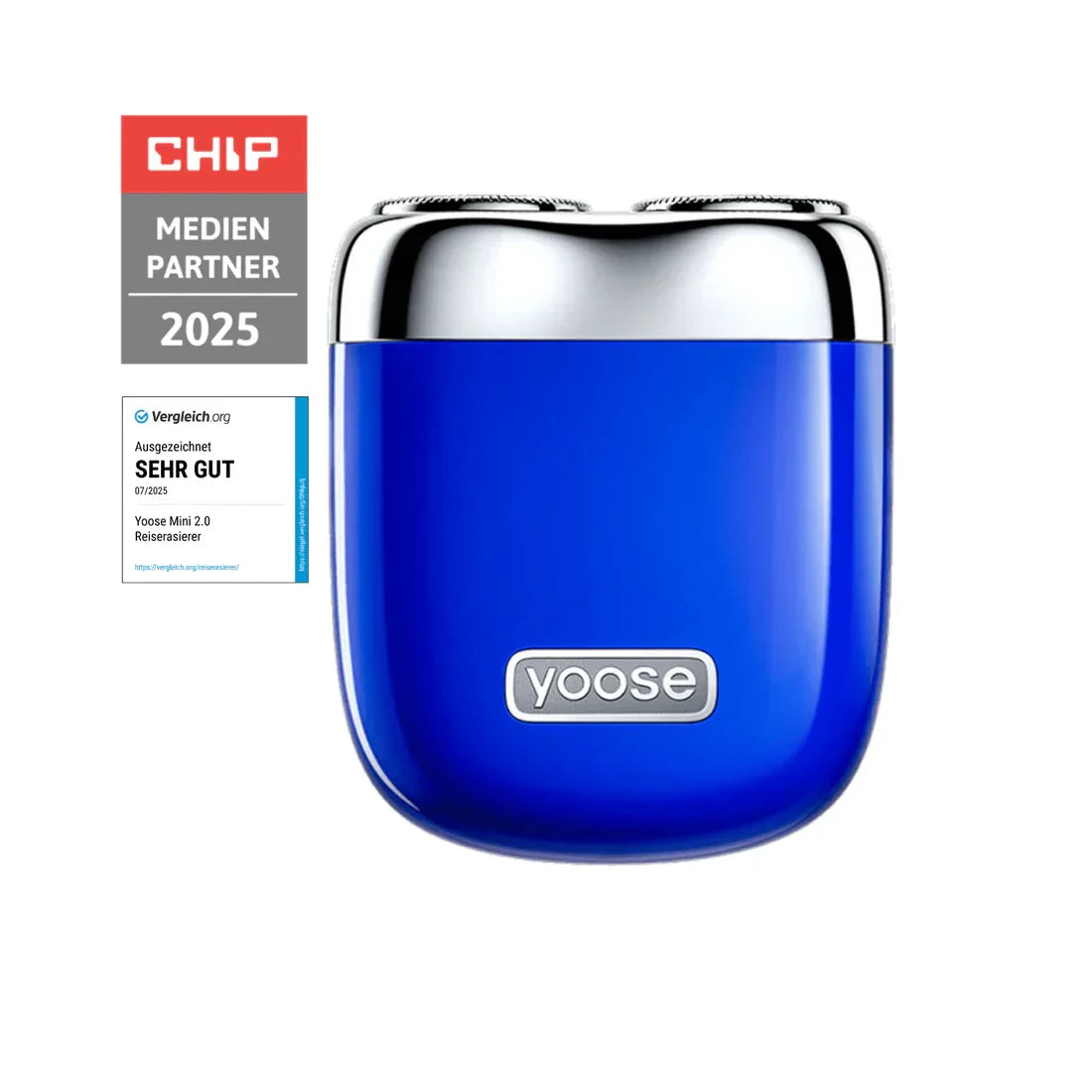yoose Mini 2.0 – Kompakter Elektrorasierer für unterwegs