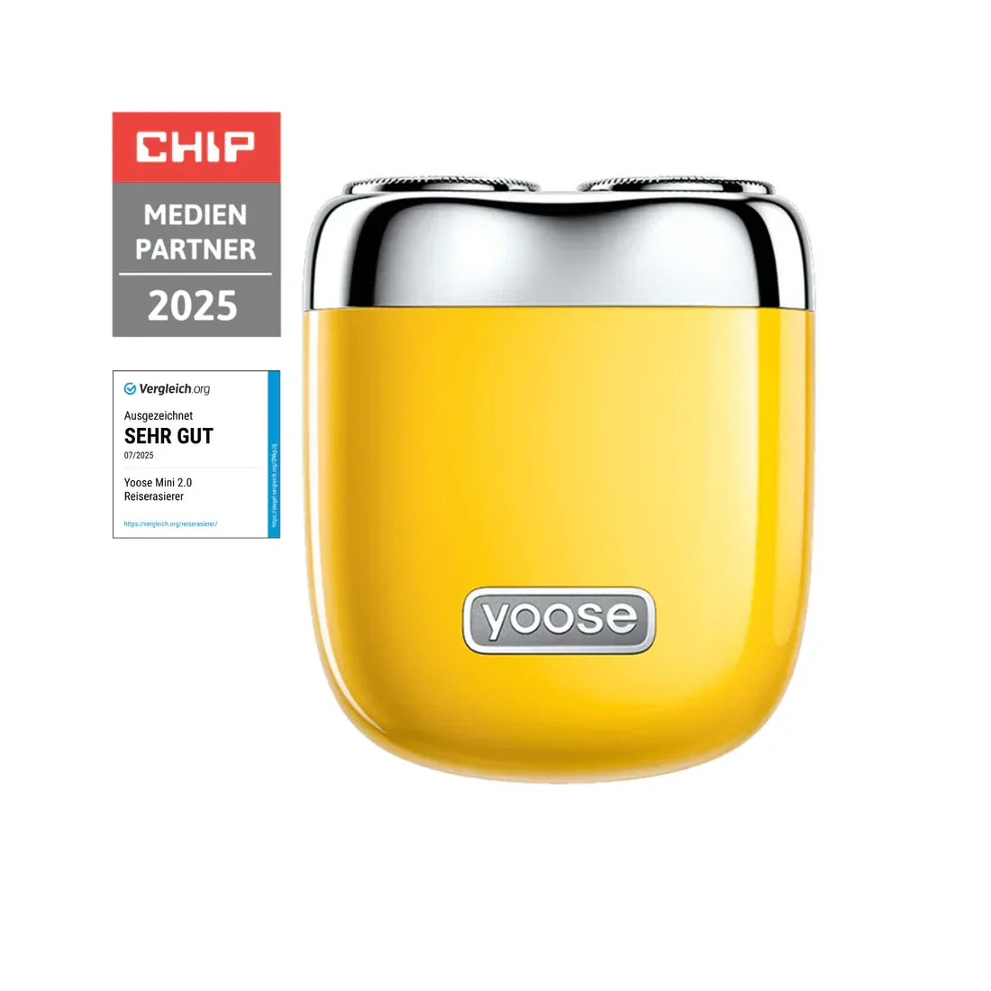 yoose Mini 2.0 – Kompakter Elektrorasierer für unterwegs