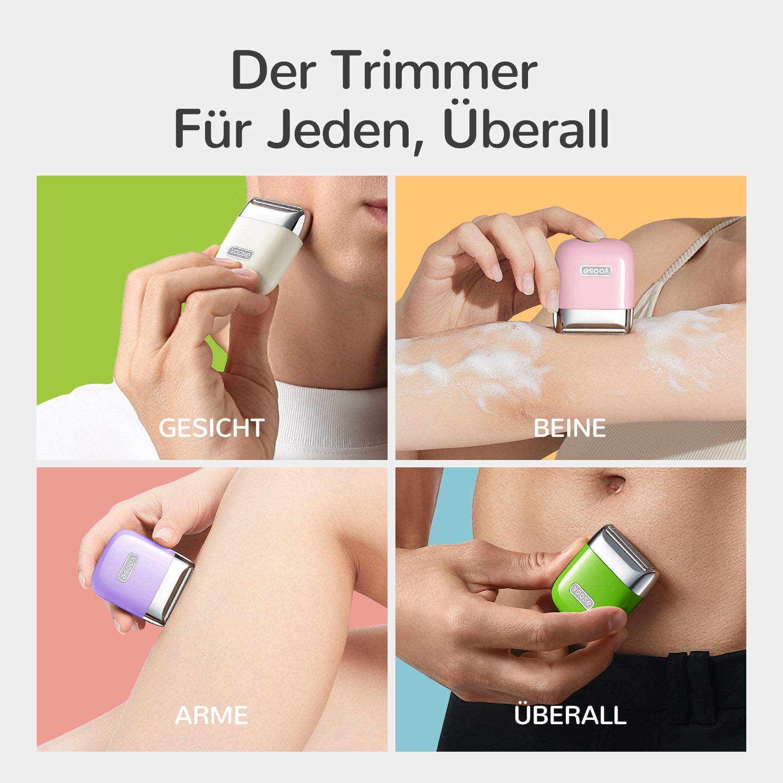 yoose NANO Electric Razor für Damen