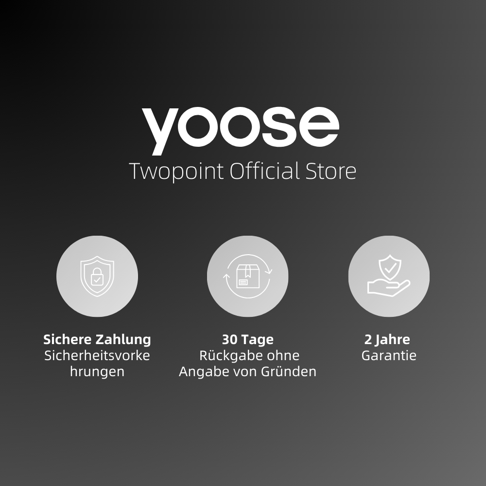 yoose MINI 5 - Rasoir électrique portable en alliage de haute qualité