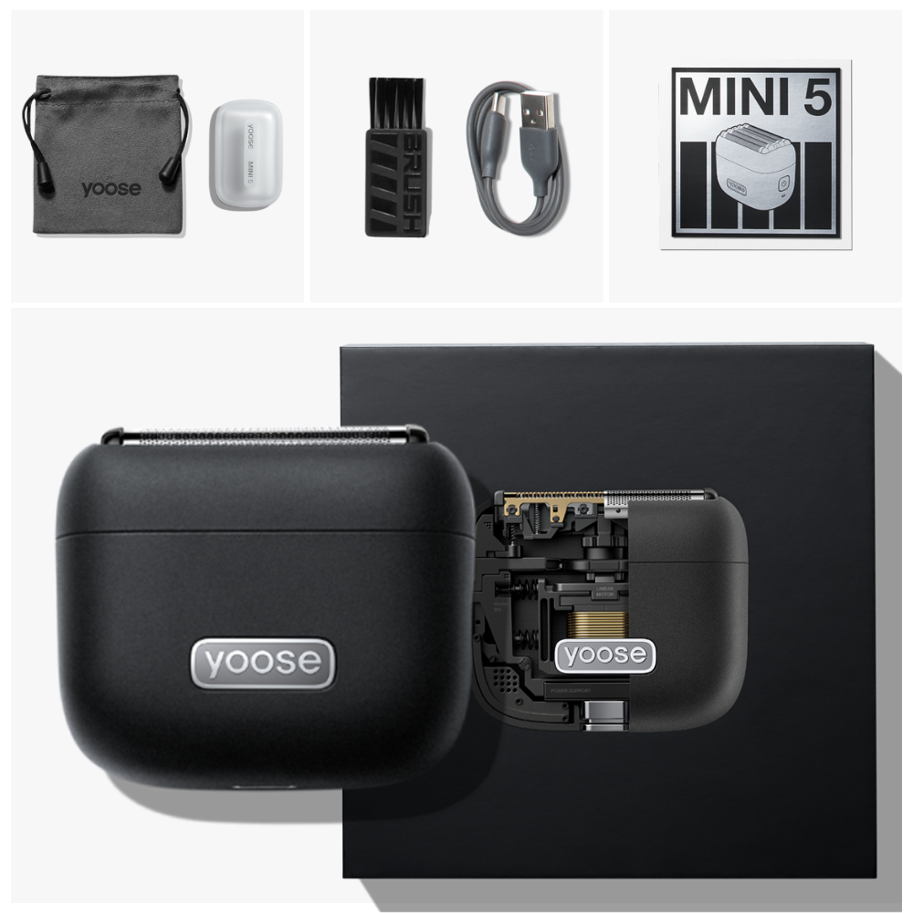 yoose MINI 5 – Tragbarer Elektrorasierer aus hochwertiger Legierung